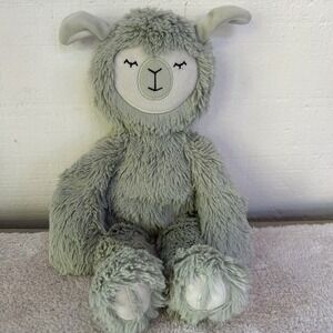 Slumberkins Seafoam Green Alpaca 14" Llama Kin Cuddly Plush Stuffed Animal EUC